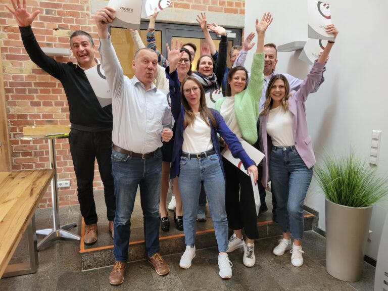 Abschlussbild von mehreren Absolventen einer Organisationsentwicklung / Change Management Ausbildung